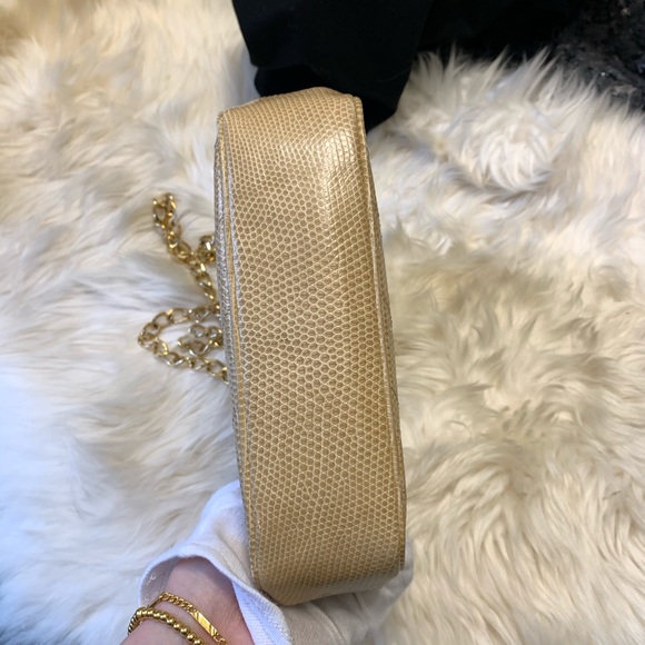 Vintage Chanel lizard skin mini chain bag - Picture 7 of 11